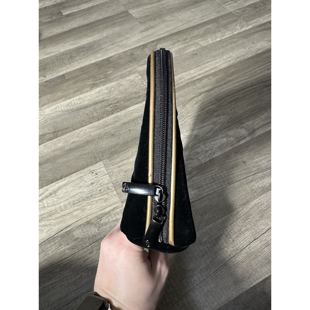 Chanel Parfums Black Velvet Cosmetic‎ Pouch Travel Bag - Picture 8 of 13
